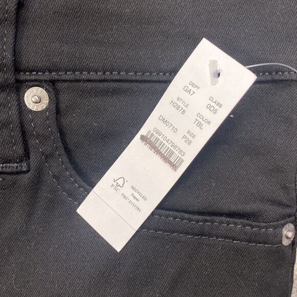 J. Crew Petite 9" mid-rise stretchy toothpick jean in new black - Picture 6 of 6